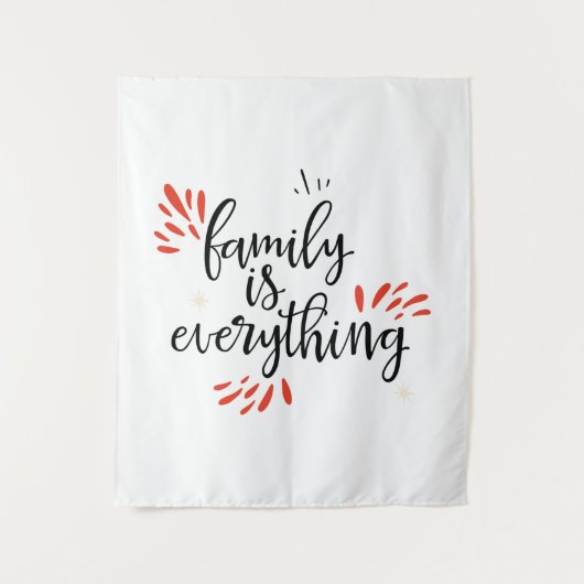 家族懇親会は全てだ タペストリー (正面)