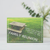 家族懇親会イベント招待状 招待状 (スタンド正面)