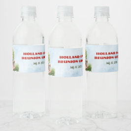 家族懇親会クックアウトザパーク ペットボトルラベル