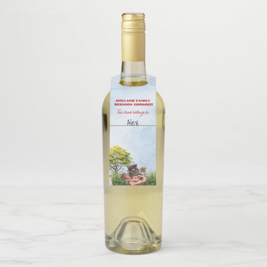 家族懇親会クックアウトザパーク ボトルネックタグ (ボトル)