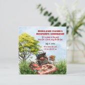 家族懇親会クックアウトザパーク 招待状 (スタンド正面)