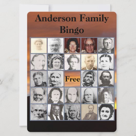 家族懇親会写真ビンゴサンセット写真 (正面)