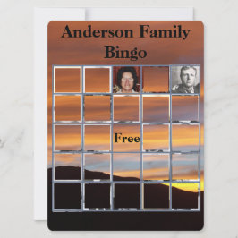 家族懇親会写真ビンゴサンセット写真