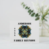 家族懇親会天体抽象芸術発表 ポストカード (スタンド正面)