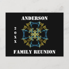 家族懇親会天体抽象芸術発表 ポストカード