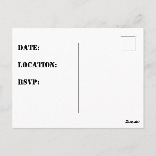 家族懇親会天体抽象芸術発表 ポストカード (裏面)