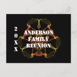 家族懇親会天体抽象芸術発表 ポストカード