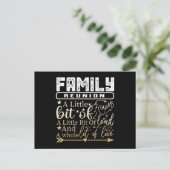 家族懇親会少し熱狂するの ポストカード (スタンド正面)