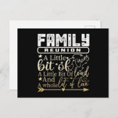 家族懇親会少し熱狂するの ポストカード (正面/裏面)