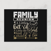 家族懇親会少し熱狂するの ポストカード (正面)