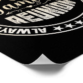 家族懇親会常に自分を覚える ポスター (角)