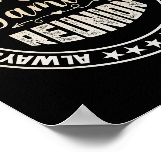 家族懇親会常に自分を覚える ポスター (角)