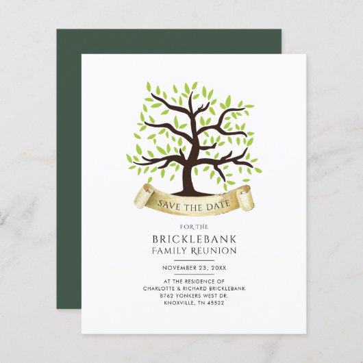 家族懇親会年次いとこが集まるパーティー (正面/裏面)