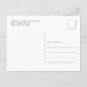 家族懇親会年次集会 案内ポストカード (裏面)