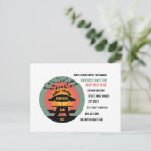 家族懇親会招待はがき ポストカード (スタンド正面)