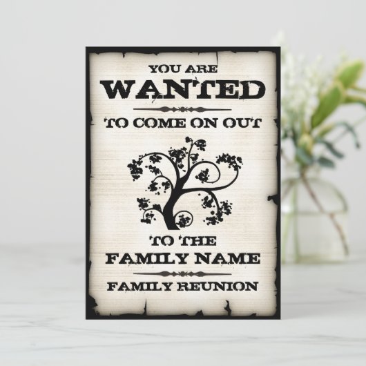 家族懇親会指名招待状 招待状 (スタンド正面)