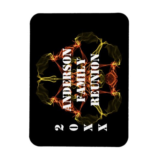 家族懇親会明るい天体のライトキープサケ マグネット (縦)