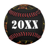 家族懇親会明るい天照灯ゲーム 野球ボール (裏面)