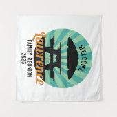 家族懇親会歓迎サイン タペストリー (正面(横))