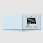 家族懇親会簿で思い出す ゲストブック (全面)