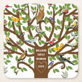 家族懇親会記念品 スクエアペーパーコースター (正面)