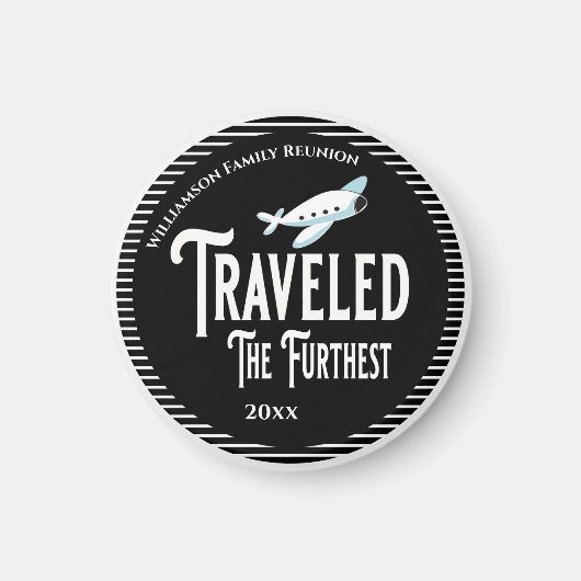 家族懇親会賞が最も遠く行った マグネット (正面)