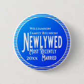 家族懇親会賞が最近生まれ結婚したたが 缶バッジ (正面)