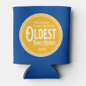 家族懇親会賞最年長の家族 缶クーラー (正面)