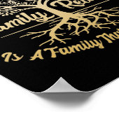 家族懇親会A家族祈一緒 ポスター (角)