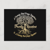 家族懇親会A家族祈一緒 ポストカード (正面)