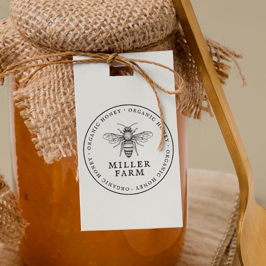 家族所有ファームラウンドアピールハニースタンプ ラバースタンプ