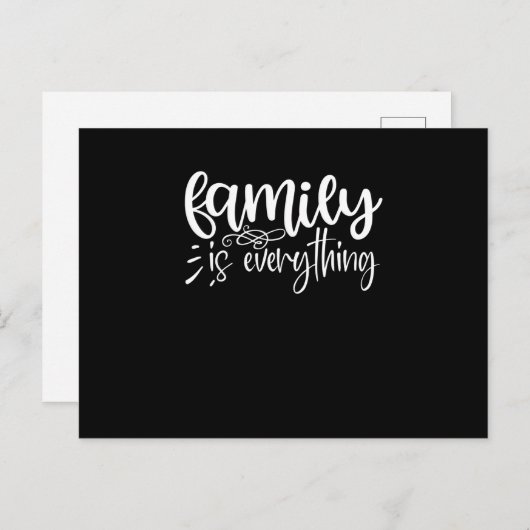 家族揃いだ ポストカード (正面/裏面)