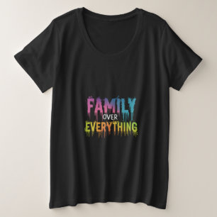 家族揃えプラスTシャツ プラスサイズTシャツ