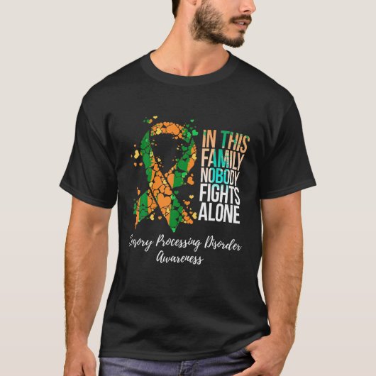 家族支持感覚処理障害アウェレン Tシャツ (正面)