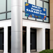 家族数々のガレージ販売バナー 横断幕 (ビルの外側)