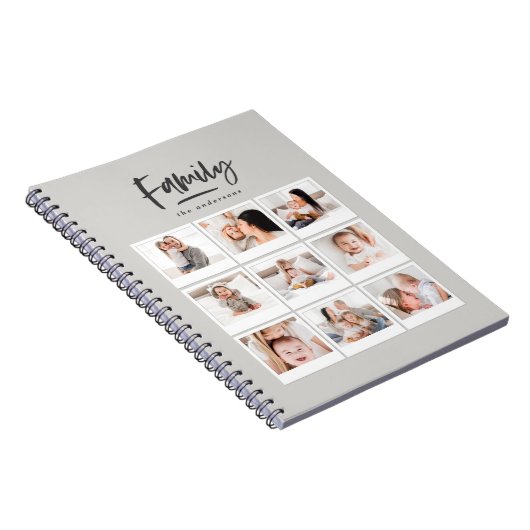 家族数々の写真 ノートブック (右側)