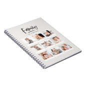 家族数々の写真 ノートブック (右側)