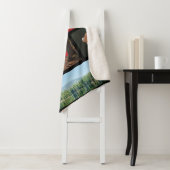 家族旅行キャンプの思い出フォトキープサケ シェルパブランケット (インサイチュ)