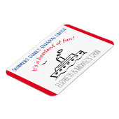 家族旅行クルーズ船 オーダーメイドバケーション マグネット (左側)