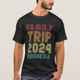 家族旅行2024インドネシアバケーション Tシャツ