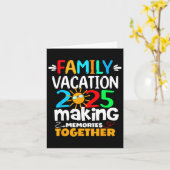 家族旅行2025 面白い旅 思い出作りマ カード (黄色い花)