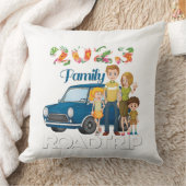 家族旅行 |サマートリップ |旅行 クッション (ブランケット)