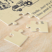 家族旅行 ジグソーパズル (側面)