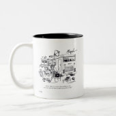 家族旅行 ツートーンマグカップ (左)