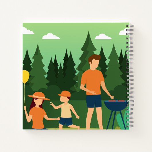 家族旅行 ノートブック (裏面)