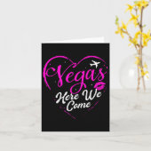 家族旅行 ラスベガス女子旅 ラスベガス ここに来る カード (黄色い花)