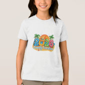 家族旅行 2026 キッズTシャツ トライブレンドTシャツ (正面)