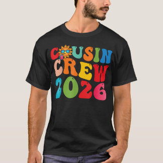 家族旅行 2026 年再会 いとこの仲間 休暇 Tシャツ