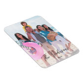 家族日モダン写真名カスタム冷蔵庫 マグネット (右側)