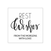 家族最高ののクリスマスを希望パーソナライズされた ラバースタンプ (インプリント)